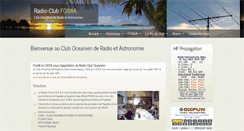 Desktop Screenshot of cora-tahiti.net